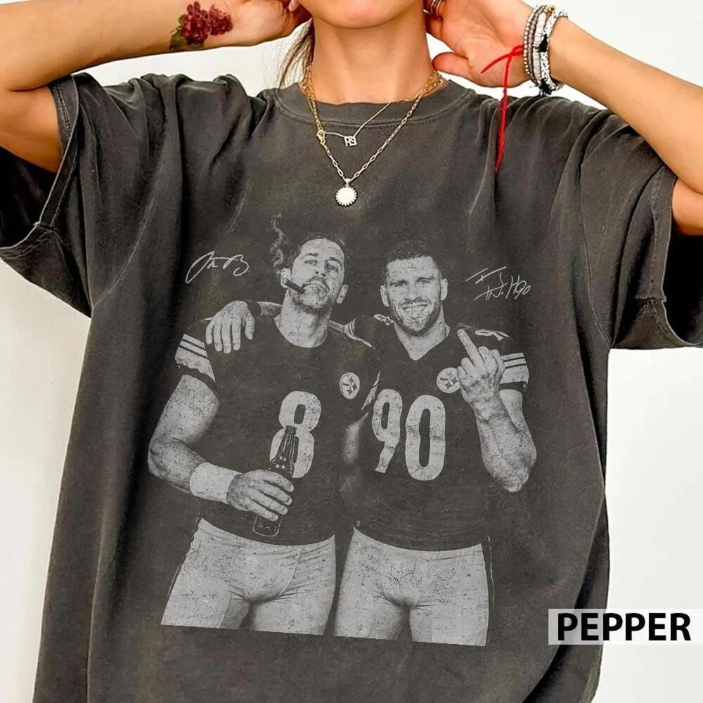 Aaron Rodgers TJ Watt Funny Pittsburgh Football Game Day Shirt